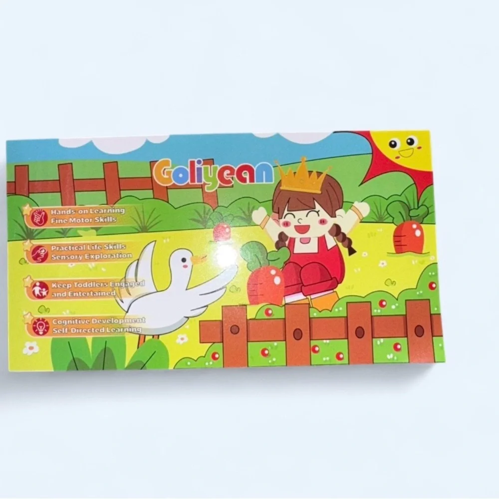 Goliyean Montessori Busy Board Book - My First Farm - NEW - Picture 13 of 13